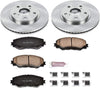 Front KOE258 Stock Replacement Brake Pad and 275Mm Rotor Kit Autospecialty