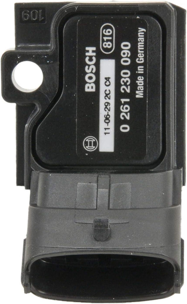 Automotive 0261230090 Original Equipment Boost Pressure/Manifold Absolute Pressure (MAP) Sensor for Select Volvo: 06-07 C70, 04-10 S40, 02-09 S60, 99-06 S80, 05-07 V50, 01-07 V70, 03-07 XC70, 03-06 XC90