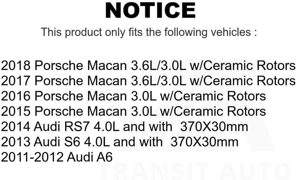 Mpulse Rear Disc Brake Pads Wear Sensor SEN-2BWS0244 for Audi A6 Quattro Porsche Macan A7 S6 S7 RS7