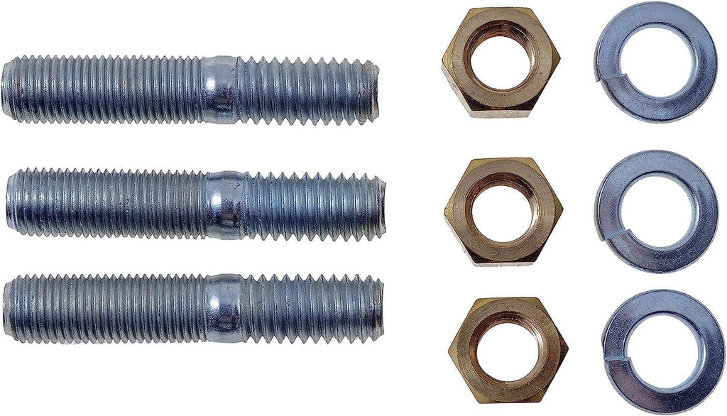 Dorman 03103 Front Exhaust Stud Kit - 3/8-24 X 2 In. Compatible with Select Chrysler / Dodge / Plymouth Models