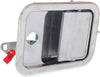 for Freightliner Classic Exterior Door Handle Front, Passenger Side Chrome (2001-2009) | with Key Hole| Trim: Base/120