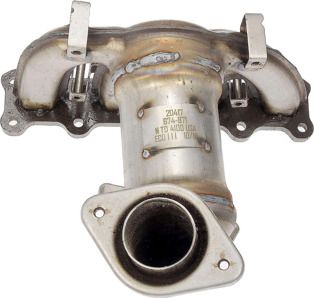 674-871 Manifold Converter - Not CARB Compliant Compatible with Select Dodge / Jeep Models (Made in USA)