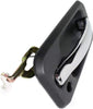 for Hummer H2 Exterior Door Handle Front, Passenger Side Black Bezel with Chrome Lever 2003-2009 | with Key Hole | Trim: Base | HU1311101 | 15104791