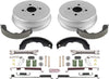 KOE15379DK Autospecialty Rear Replacement Brake Kit-Oe Brake Drums & Ceramic Brake Pads