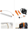 Orange Oil Change Drain Tool & Electric Radiator Cooling Fan Set 2 + 4 Stroke Compatible with KTM 250 350 450 Xcf,See Fitment