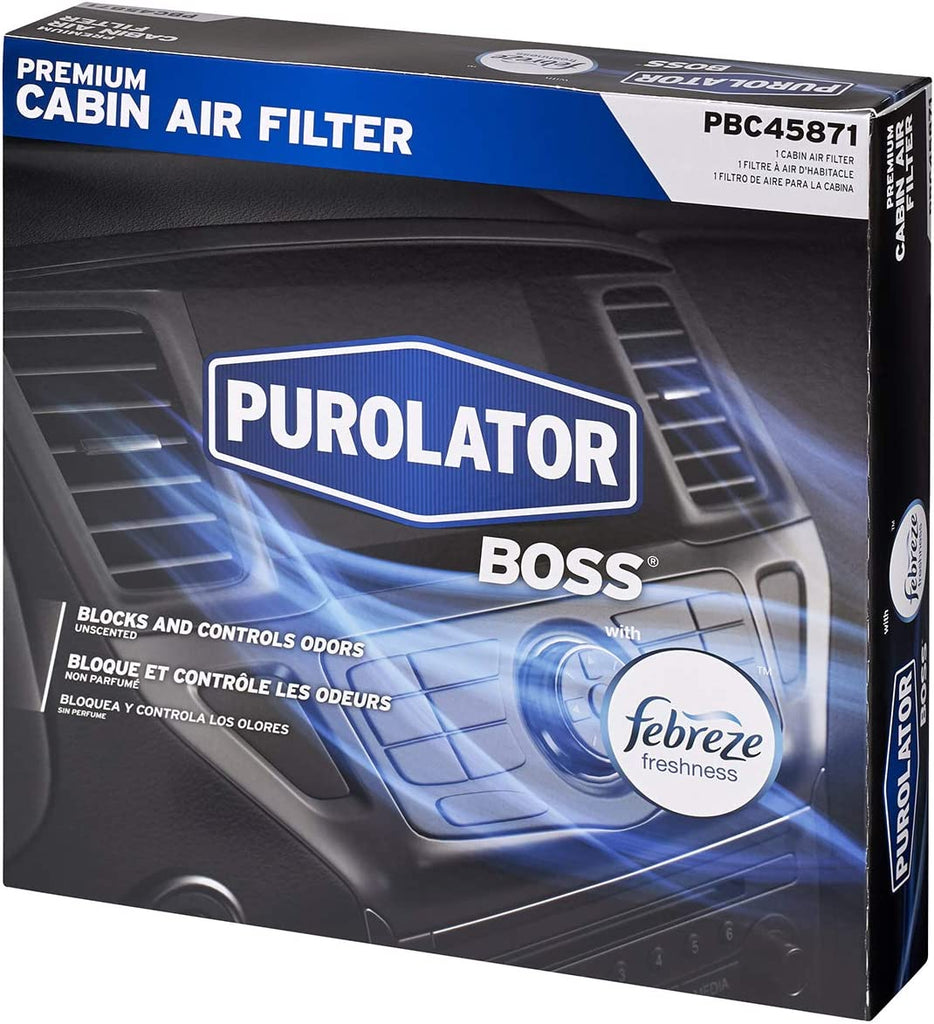 PBC45871 boss Premium Cabin Air Filter with Febreze Freshness Fits Select Nissan Models