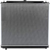OEM-RA-2807 1-Row OE Style Aluminum Cooling Radiator Compatible with 05-18 Frontier / 05-12 Pathfinder AT, 27-3/16" W X 23-5/8 X H X 1-1/4" D, 1-3/8" Inlet, 1-3/8" Outlet