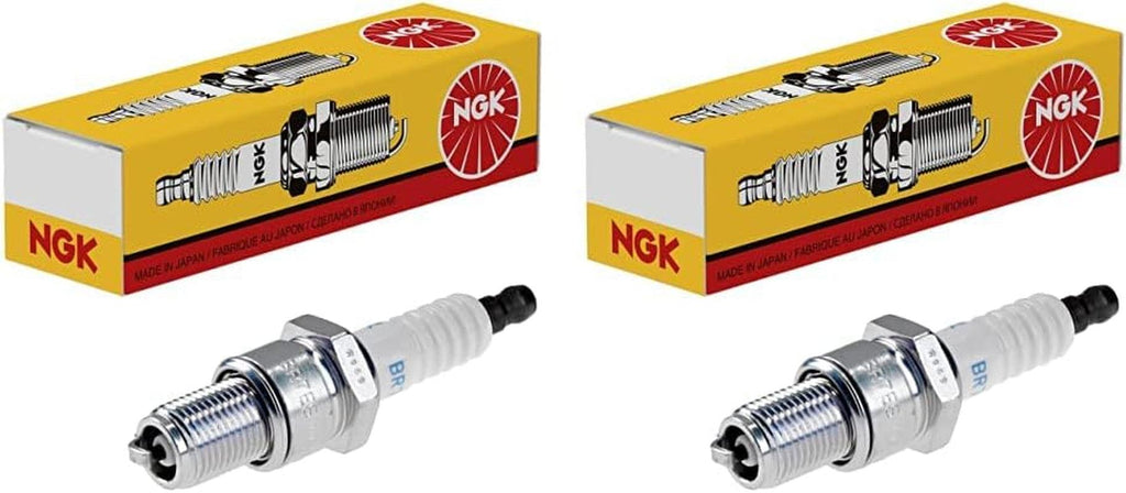 NGK Spark Plug, NGK BR9ES, Ea, 1 (Pack of 2)