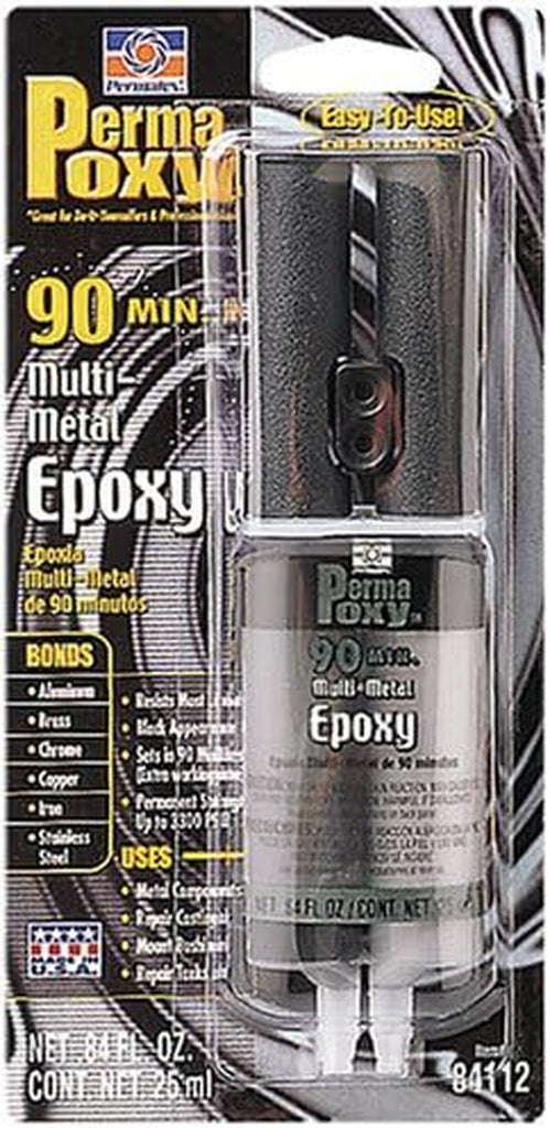 Permatex 84112 Permapoxy 90 Minute Multi-Metal Epoxy - Black