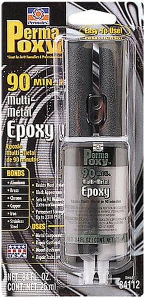 Permatex 84112 Permapoxy 90 Minute Multi-Metal Epoxy - Black