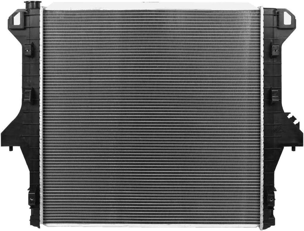 OEM-RA-2711 OE Style Aluminum Cooling Radiator Compatible with 03-09 Dodge Ram 2500 3500 5.9 6.7, 27" W X 29-7/16" H X 1-9/16" D, 2" Inlet / 2"Outlet