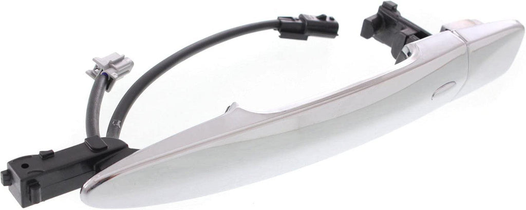 Exterior Door Handle Set of 2 Compatible with 2013-2014 Nissan Murano, Fits 2009-2014 Nissan Maxima, Fits 2011-2014 Nissan Leaf Front, Driver and Passenger Side