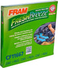 Fresh Breeze Cabin Air Filter Replacement for Car Passenger Compartment W/ Arm and Hammer Baking Soda, Easy Install, CF11667 for Select Chevrolet Vehicles , White