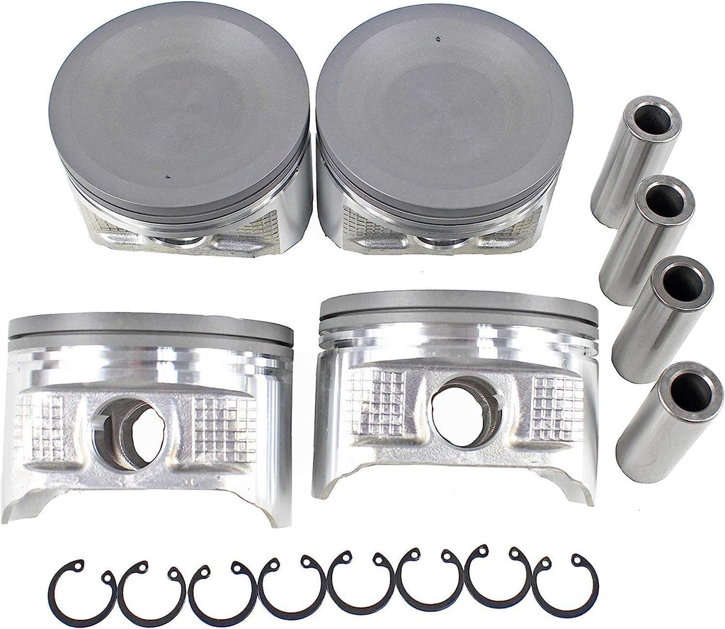 DNJ P625 Piston Set for 1998-2004 / Nissan/Altima, Frontier, Xterra / 2.4L / DOHC / L4 / 16V / 2389Cc / KA24DE