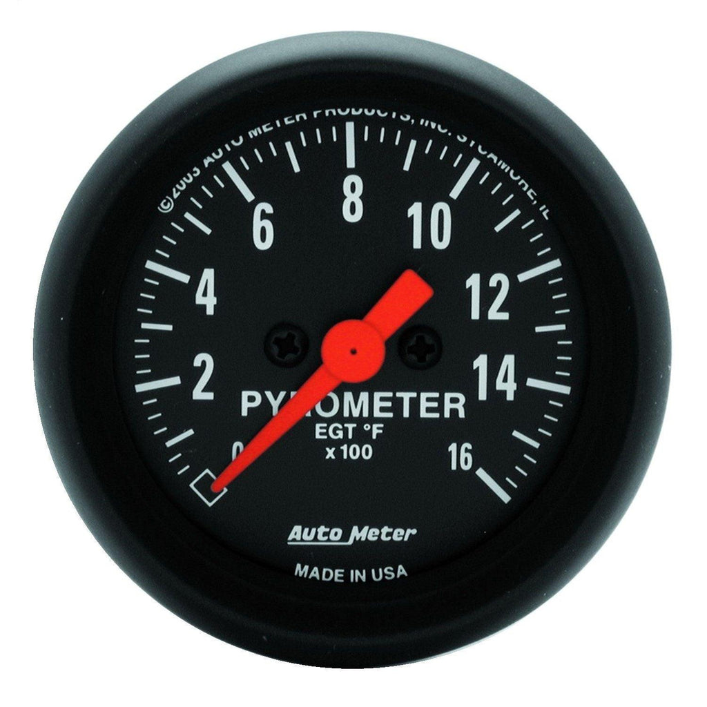 2-1/16 in. PYROMETER 0-1600 Fahrenheit Z-SERIES - greatparts