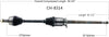 CH-8314 - Front Passenger Side CV Axle Shaft