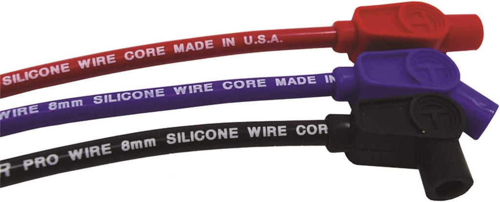 76628 Spiro-Pro Spiro-Wound Core Blue Spark Plug Wire Set