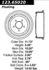 Centric Brake Drum for F-100, F-150 123.65020