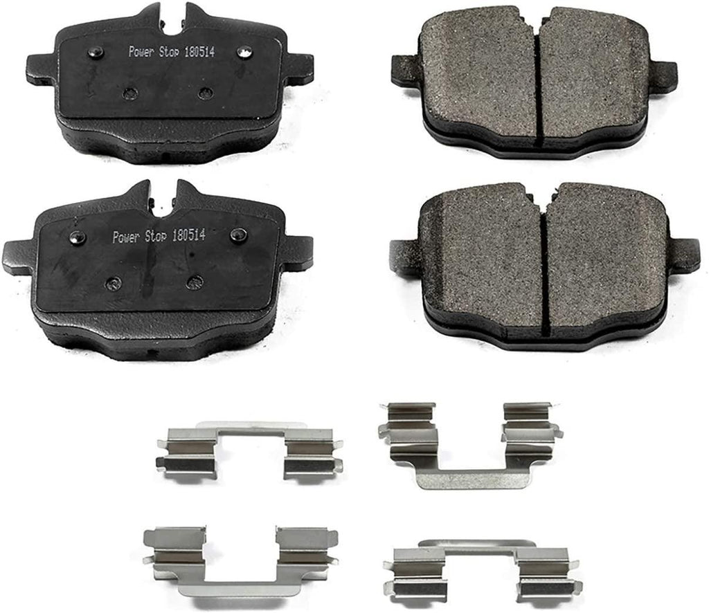 17-1469, Z17 Rear Ceramic Brake Pads with Hardware