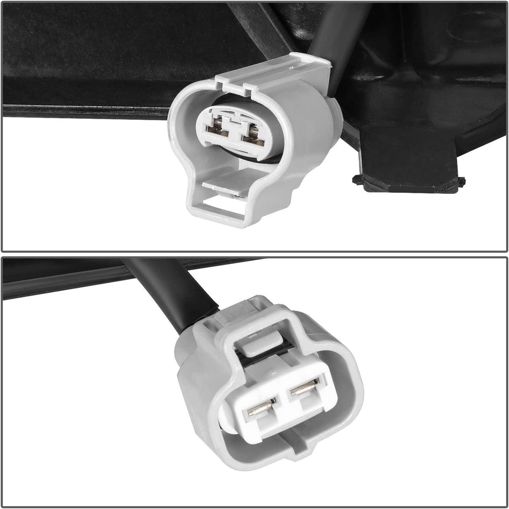 Factory Style Radiator Cooling Fan Assembly Compatible with 11-13 Sienna 2.7L W/O Tow Package,Oem-Rf-1037