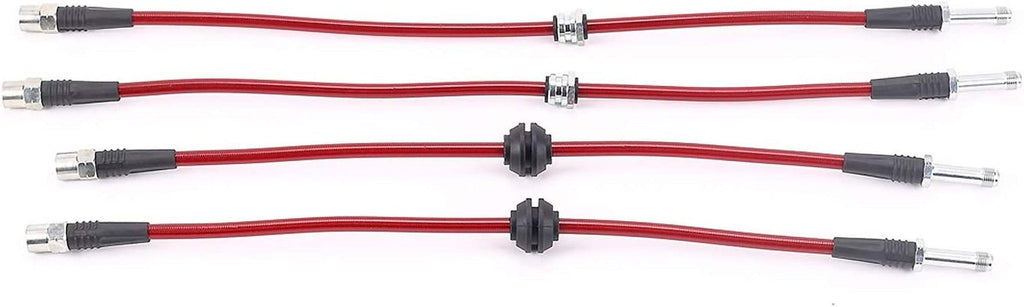 BH00029 Stainless Steel Brake Hose Kit- Front & Rear