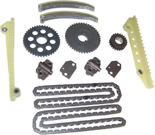 DNJ TK4155 Timing Chain Kit/For 1997-2000/ Ford/E-150 Econoline, E-150 Econoline Club Wagon, Expedition, F-150, F-250, Mustang/ 4.6L/ SOHC/ V8/ 16V/ 281Cid/ VIN 6, VIN X