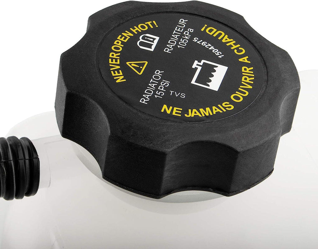 BOXI Coolant Reservoir Bottle Tank with Cap & Sensor for Cadillac Escalade/ Chevy Avalanche/ Chevy Pickup/ Silverado/ Suburban/ Tahoe/ GMC Sierra/ Yukon/ Yukon XL 15808716 / 15075118