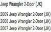 7913635 Black Diamond Sailcloth Replace-A-Top for 2007-2009 Wrangler JK 2-Door