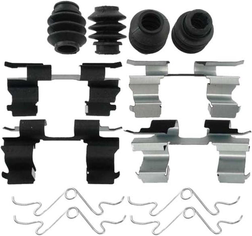 Gold 18H1207 Front Disc Brake Caliper Hardware Kit with Clips, Springs, and Seals