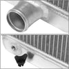 RA-FORDT49-3 3-Row Full Aluminum Racing Radiator 25" X 26.5" X 3.75" [Compatible with 1949-1953 Ford Model with Chevy SBC V8 Conversion]
