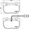 Brembo Front Disc Brake Pad Set for Discovery, Range Rover (P44004)