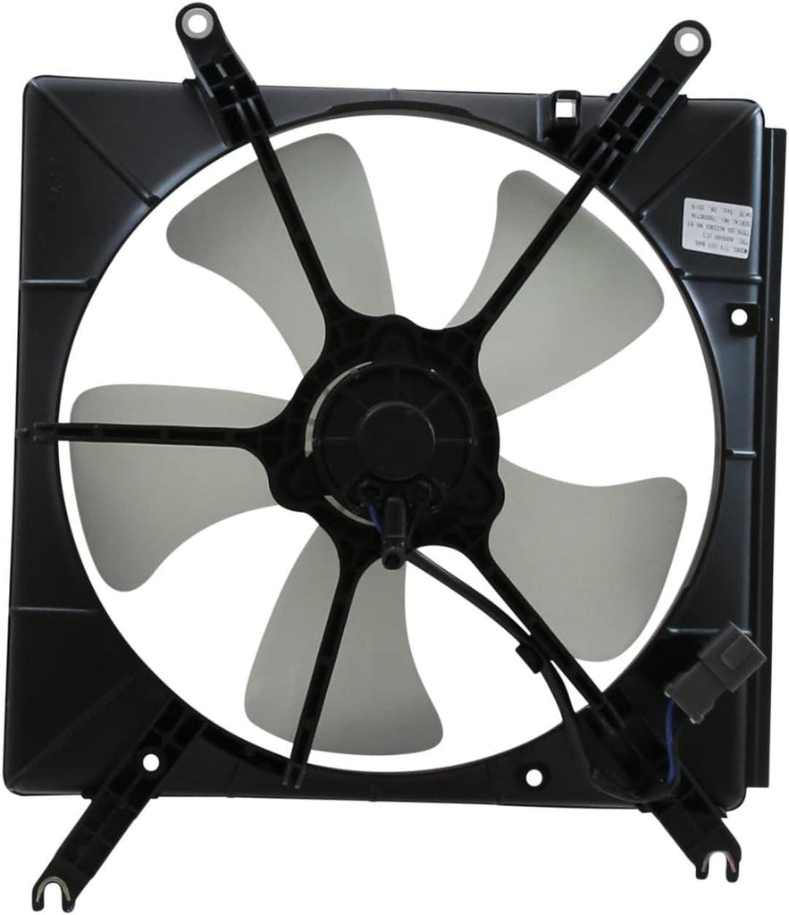 600040 Cooling Fan Assembly Compatible with 1990-1993 Honda Accord