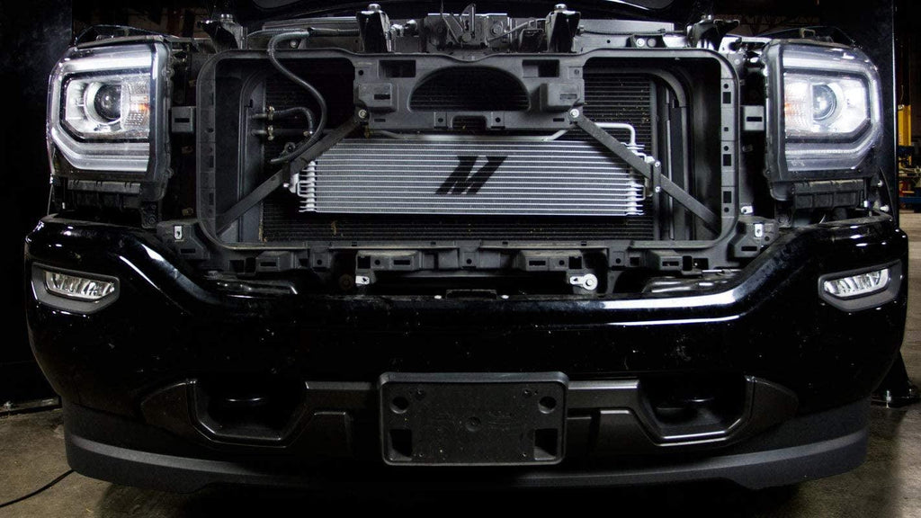 MMTC-K2-14 Transmission Cooler Compatible with Chevrolet Silverado 2014-2018 Silver