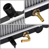OEM-RA-1998 1-Row OE Style Bolt-On Aluminum Core Radiator Replacement Compatible with 96-02 4Runner at MT, 25-1/8" W X 22-5/8" H X 1" D, 1-3/8" Inlet, 1-3/8" Outlet
