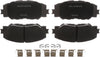 Acdelco Silver 14D1210CHF1 Ceramic Front Disc Brake Pad Set