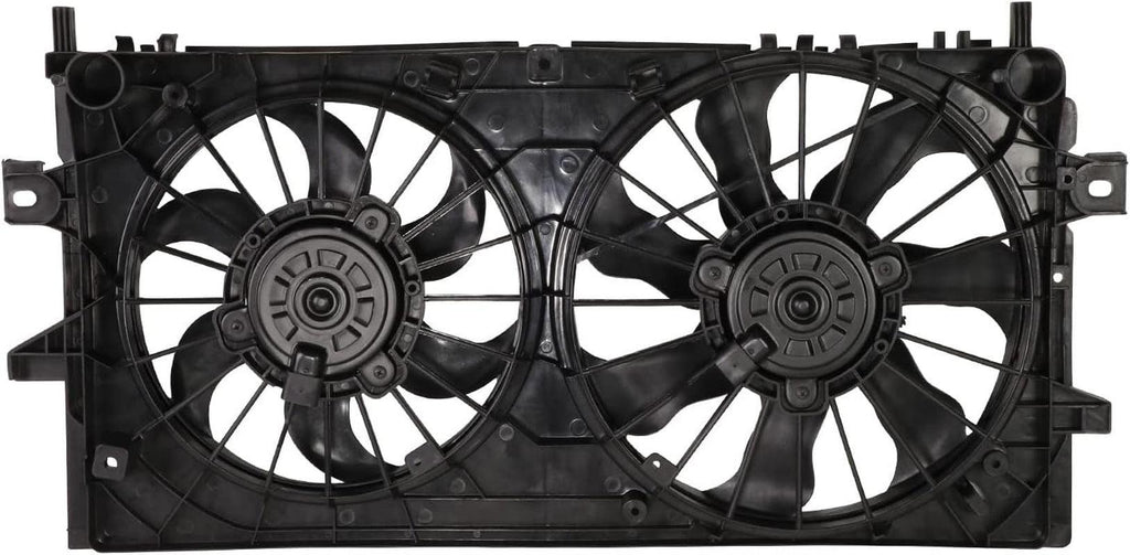 Factory Style Radiator Cooling Fan Assembly Compatible with 06-13 Impala /14-16 Impala Limited / 08-09 Allure Lacrosse,Oem-Rf-0634