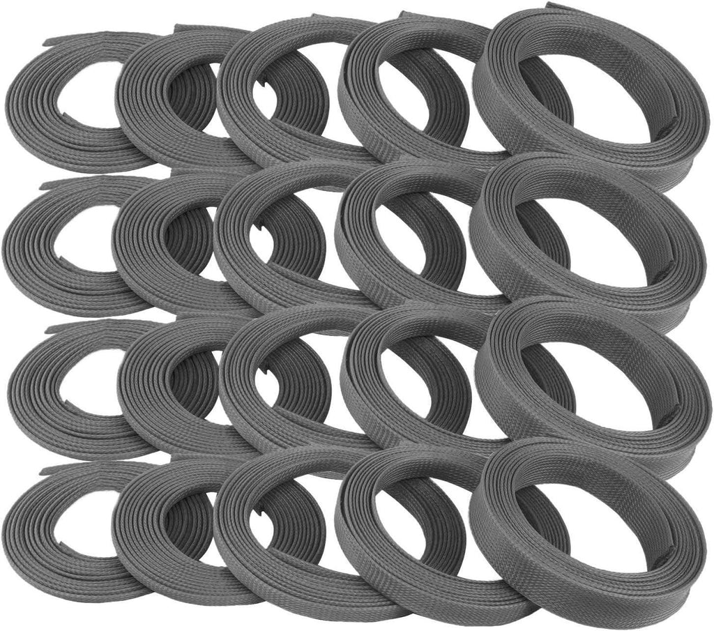Keep It Clean KICWFACB0025L200 Wire Loom, 1/4" Tube, 200' Length, Carbon