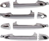 Front and Rear, Driver and Passenger Side Exterior Door Handle Set Compatible with 2004-2009 Kia Spectra, Fits 2005-2009 Kia Spectra5