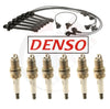 DENSO Spark Plug & Wires Fits 93-97 Toyota Land Cruiser FZJ80 96-97 Lexus LX450