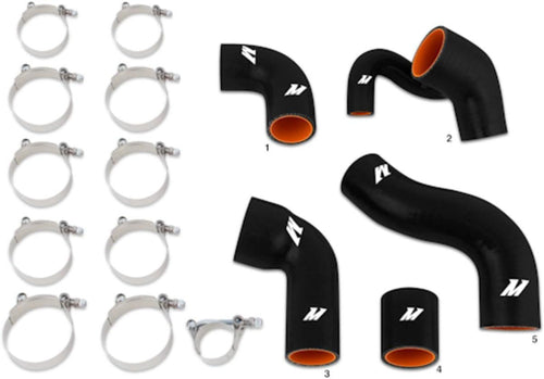 MMHOSE-VOL-97TBK Silicone Radiator Hose Kit Compatible with Volvo 850 S70 V70 1997-2004 Black