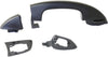 Compatible with Volkswagen Golf R 2012-2013 Exterior Door Handle Driver Side, Rear Primed | Trim: Base