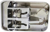 for International 8100 Exterior Door Handle Front, Driver or Passenger Side Chrome (1990-2002) | Trim: Base