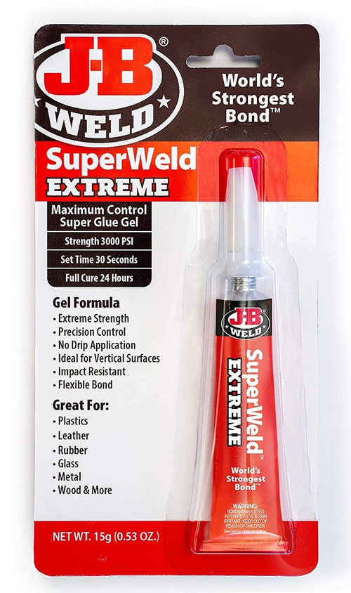 J-B Weld Superweld Extreme Superglue - 15G