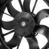 OEM-RF-0024 Factory Style Radiator Cooling Fan Assembly Cooling Efficiency Improved Direct Replacement [Compatible with 07-09 Santa Fe Left Position]