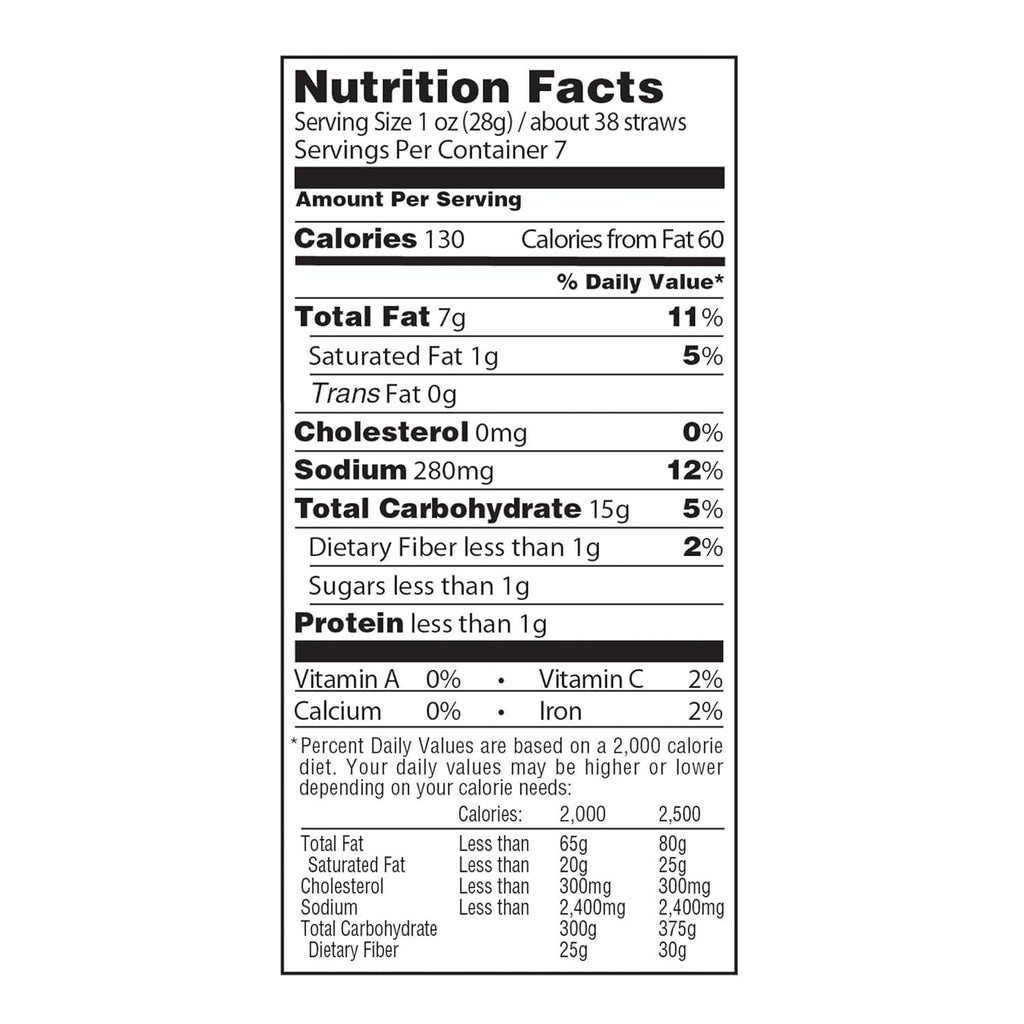 Sensible Portions Garden Veggie Straws Zesty Ranch, 7 Oz