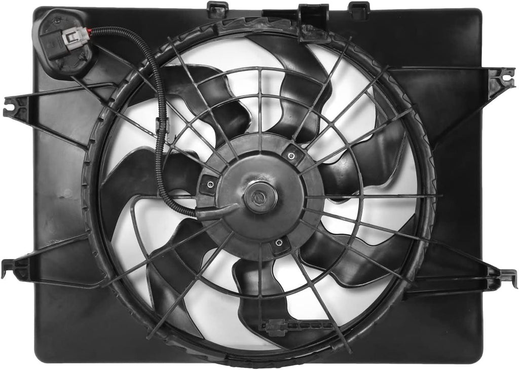 OEM-RF-1158 Factory Style Radiator Cooling Fan Assembly Compatible with 11-13 Sonata/Optima 2.4L