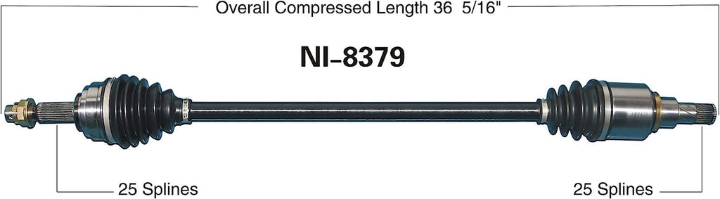 NI-8379 CV Axle