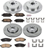 KOE4477 Autospecialty Front and Rear Replacement Brake Kit-Oe Brake Rotors & Ceramic Brake Pads