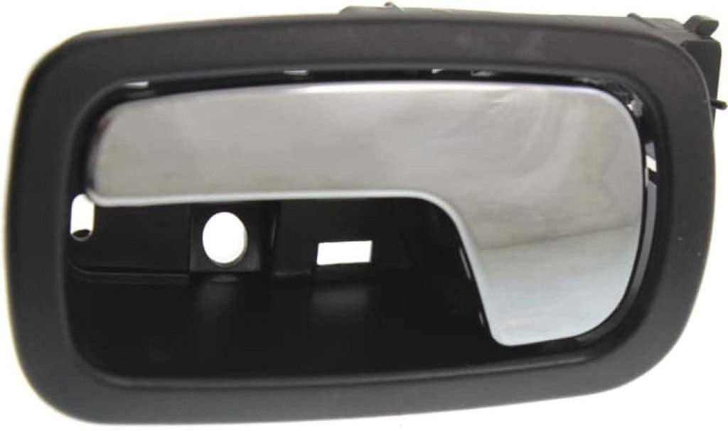 for Chevy Cobalt Interior Door Handle Front Driver Side Black Bezel with Chrome Lever 2005-2010 | Trim:All Submodels | GM1352166 | 22722755