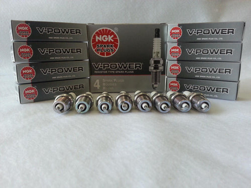 8-New NGK Copper Spark Plugs BPR5ES #7734 Made in Japan
